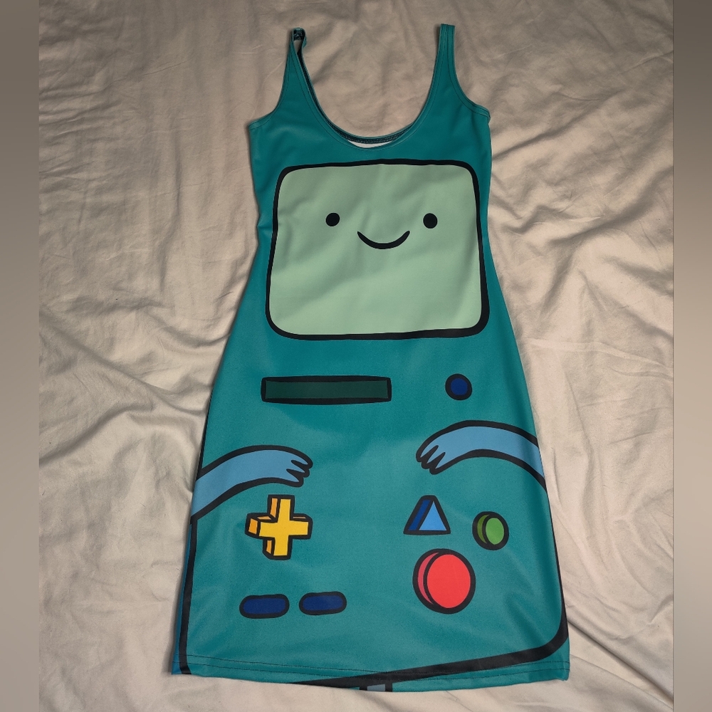 Blackmilk/Cartoon Network Adventuretime BMO dress XS